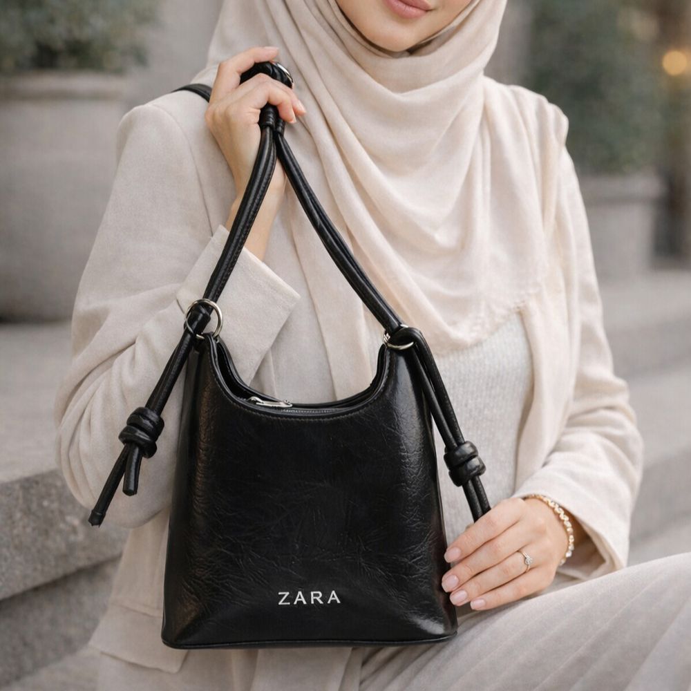خرید اینترنتی کیف رو دوشی زنانه مدل مینیمال زارا Zara