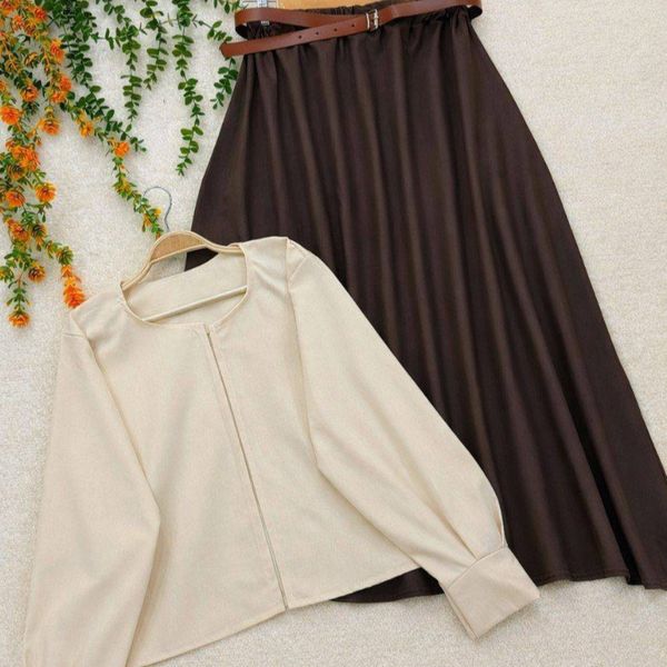 ست کت دامن زنانه و دخترانه طرح سونا