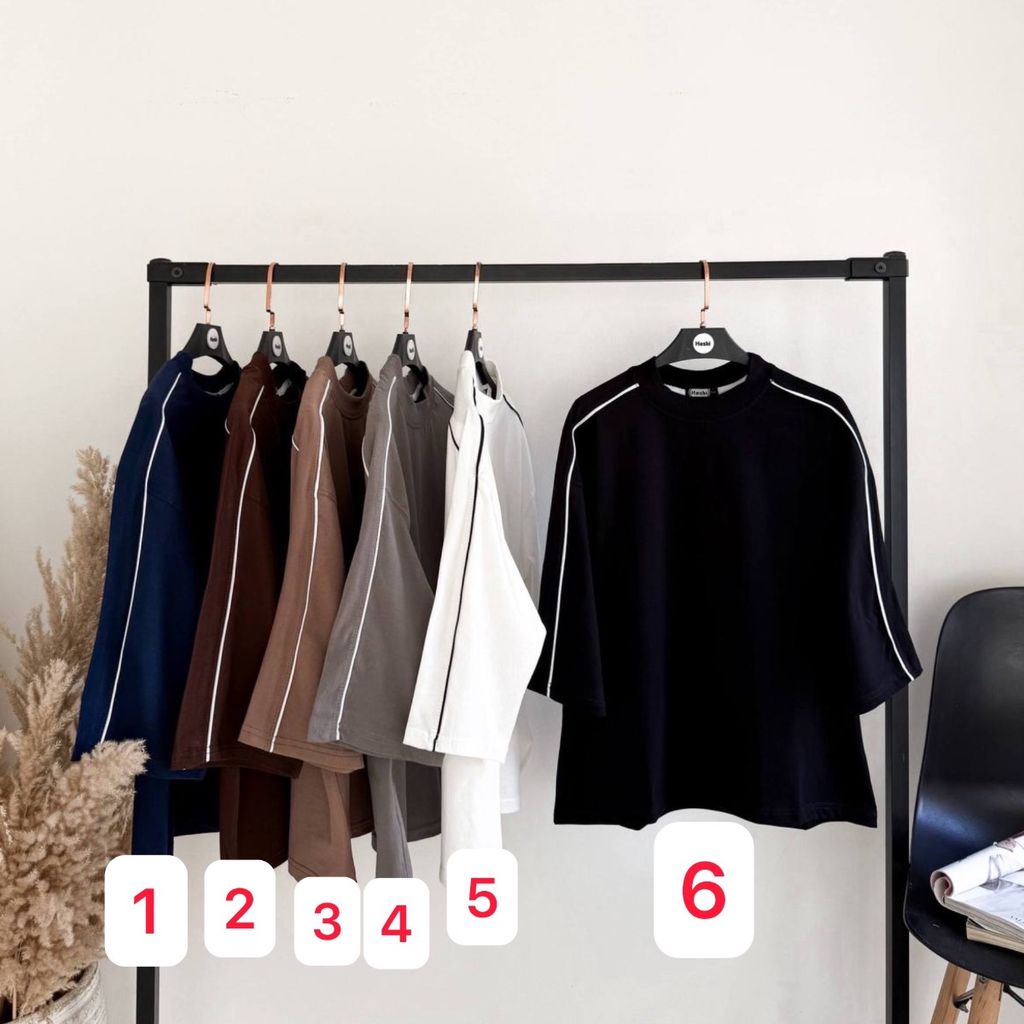 خرید انلاین تیشرت باکسی مغزی دوزی