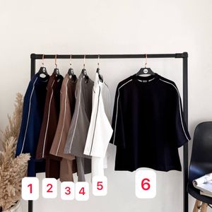 خرید انلاین تیشرت باکسی مغزی دوزی