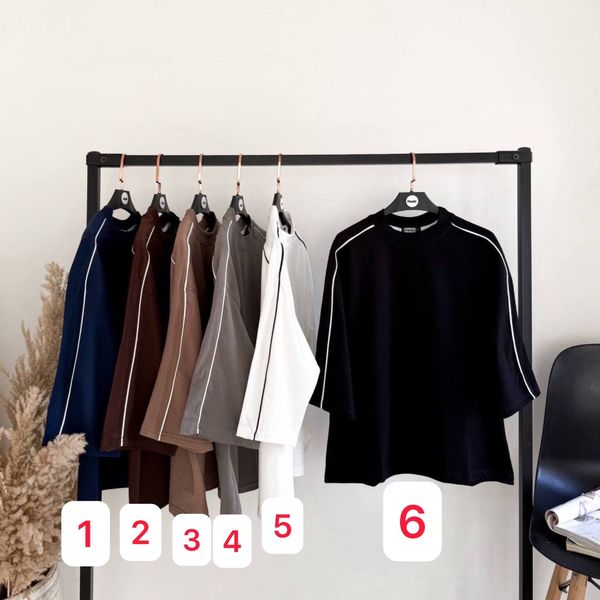 تیشرت باکسی مغزی دوزی