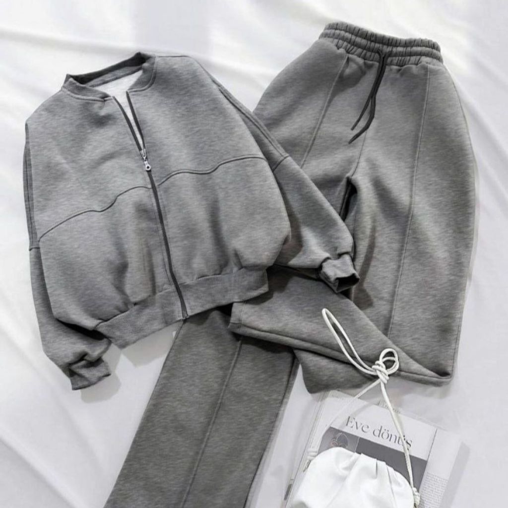 فروش اینترنتی ست بامبر و شلوار بگ  زنانه