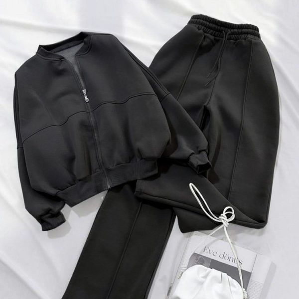 ست بامبر و شلوار بگ  زنانه