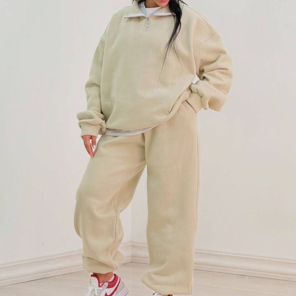 مشخصات ست نیم زیپ و جاگر اسپورت زنانه و دخترانه