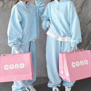 خرید آنلاین ست نیم زیپ و جاگر اسپورت زنانه و دخترانه