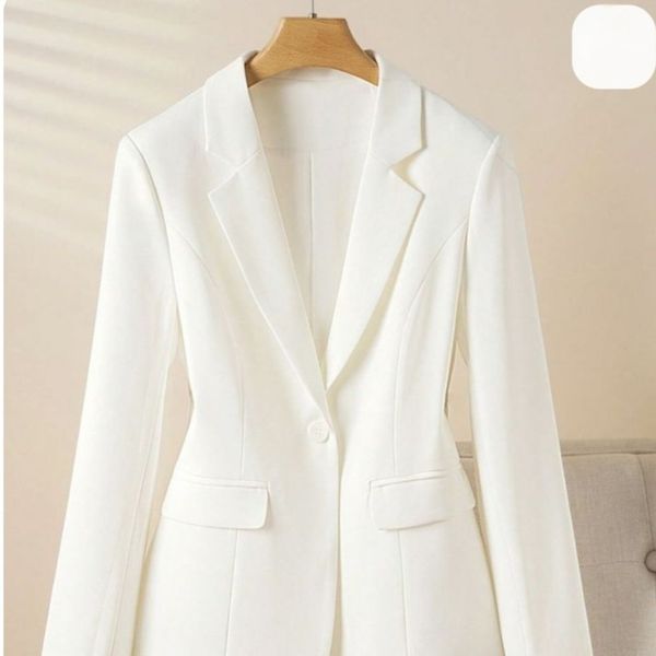 کت تک زنانه مازراتی سفید ماه