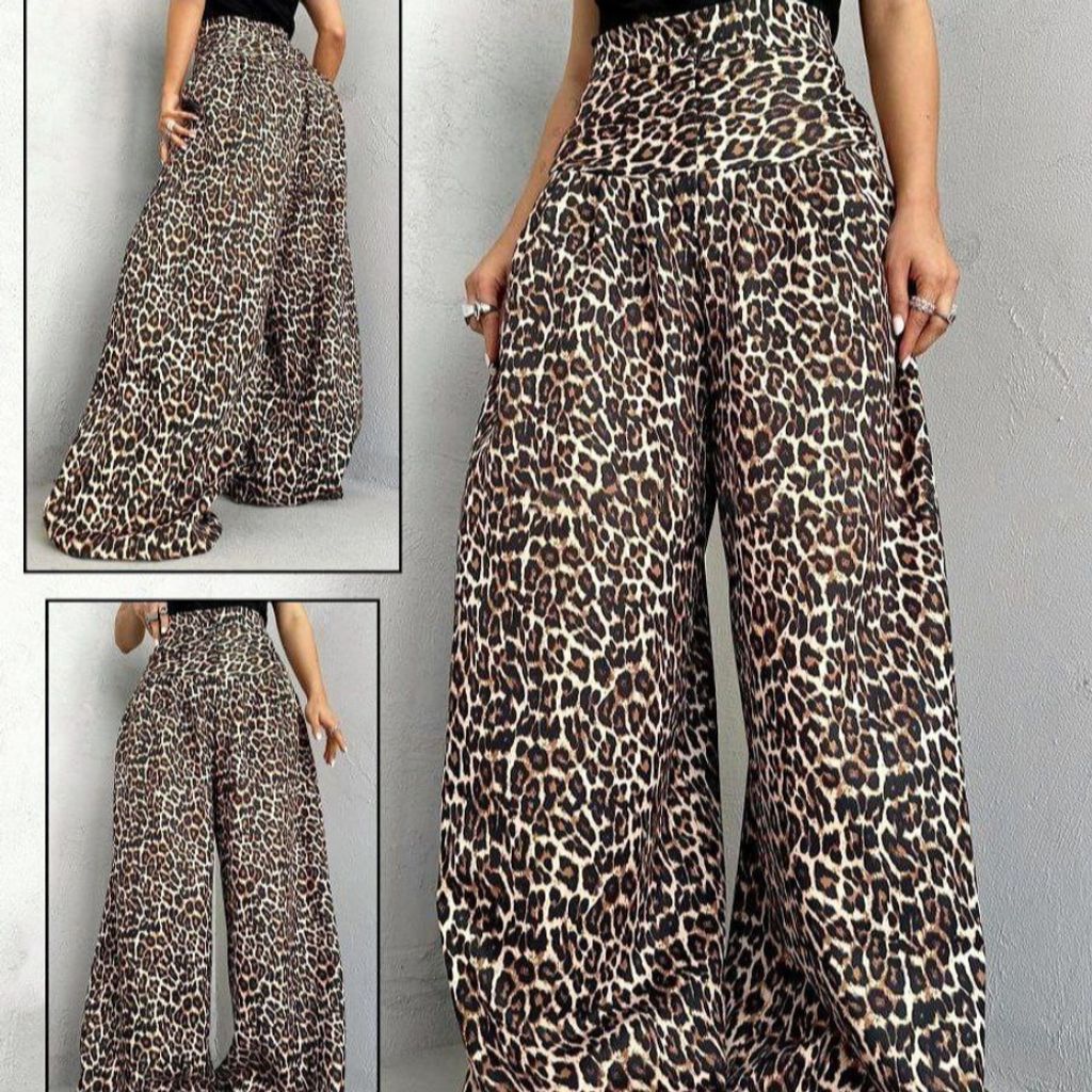 مشخصات شلوار بگ پلنگی