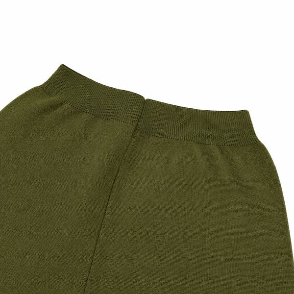 شلوار بافت زنانه سبز