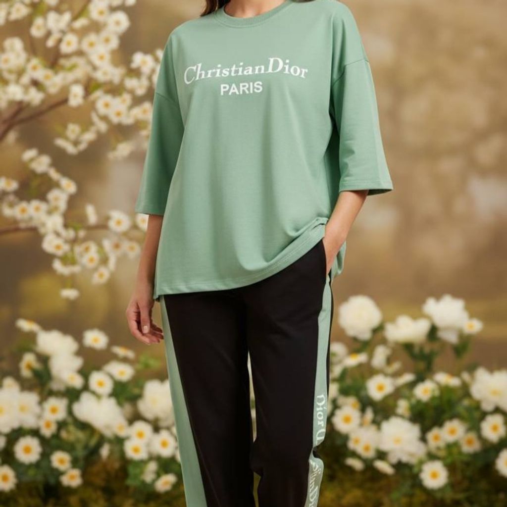 قیمت ارزان ست تیشرت و شلوار زنانه خانگی دیور