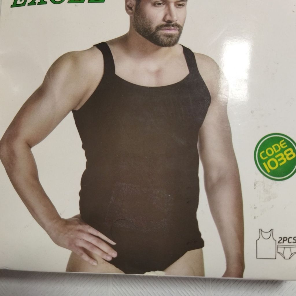 فروش اینترنتی ست شورت و زیرپوش رکابی مشگی مردانهstr55