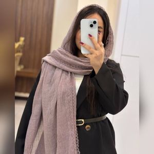 قیمت ارزان شال ماهی دور دانتل نخ پنبه