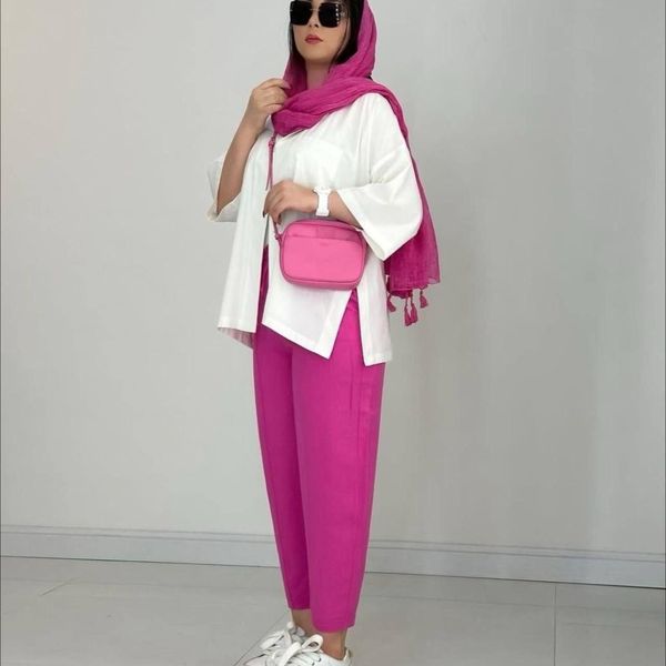 دوتیکه زیبا مانتو شلوار