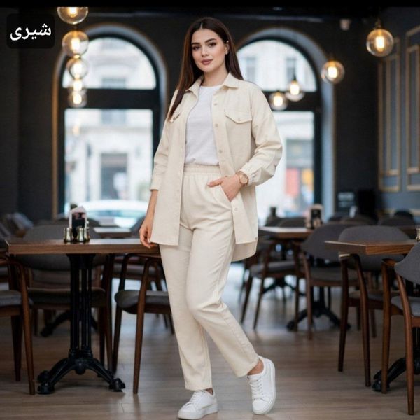 ست مانتو شلوار سوده