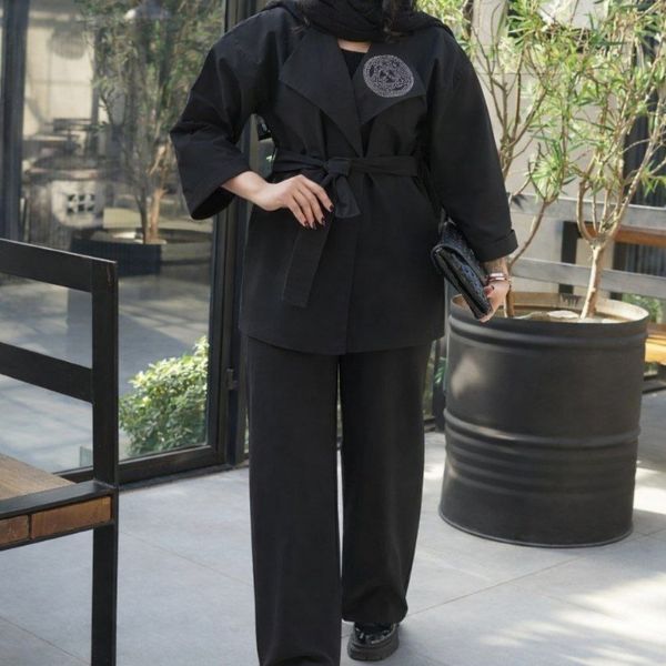 ست مانتوکتی و شلوار صبا