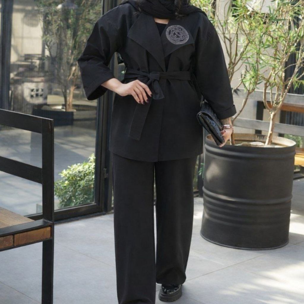 خرید آنلاین ست مانتوکتی و شلوار صبا