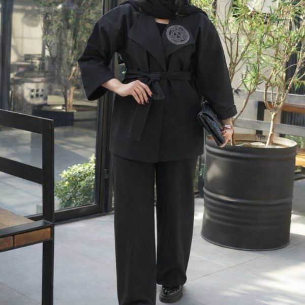 ست مانتوکتی و شلوار صبا