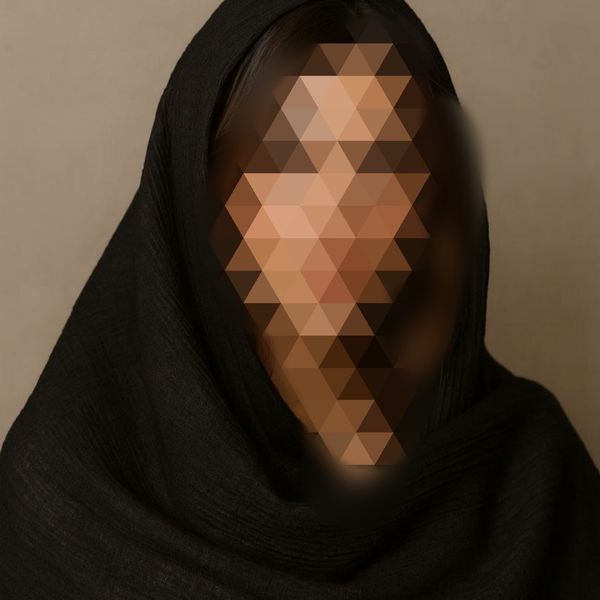 شال  مشکی کریشه درختی