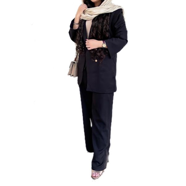 ست کت و شلوار کرپ