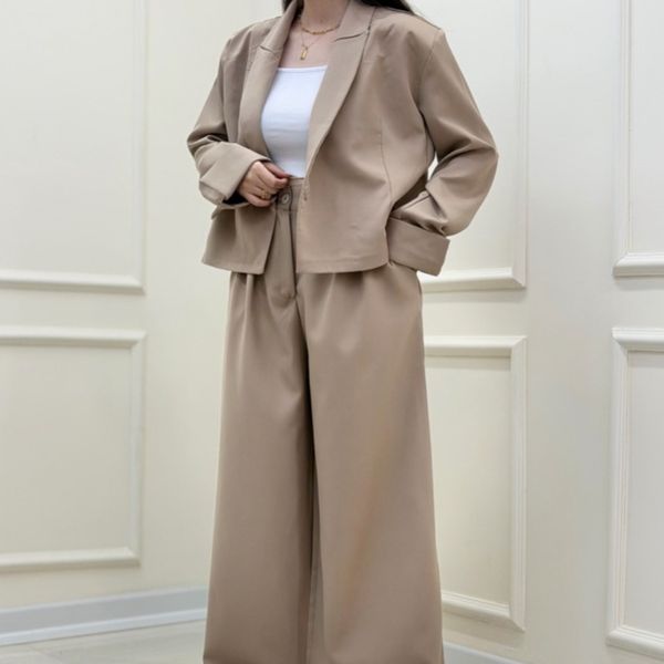 کراپ شلوار آستین پاکتی (مازراتی) ستلند