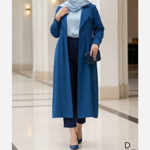 مانتو پشت دکمه ای مدل الگا