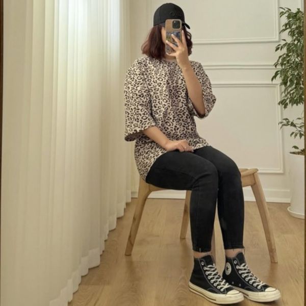 تیشرت باکسی لش