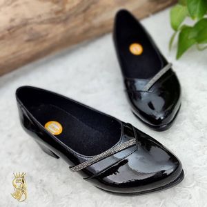 خرید اینترنتی کفش مجلسی زنانه دخترانه ورنی زیره پیو شرکتی سبک نرم