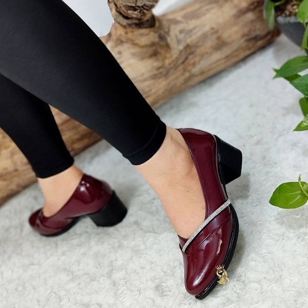 کفش مجلسی زنانه دخترانه ورنی زیره پیو شرکتی سبک نرم