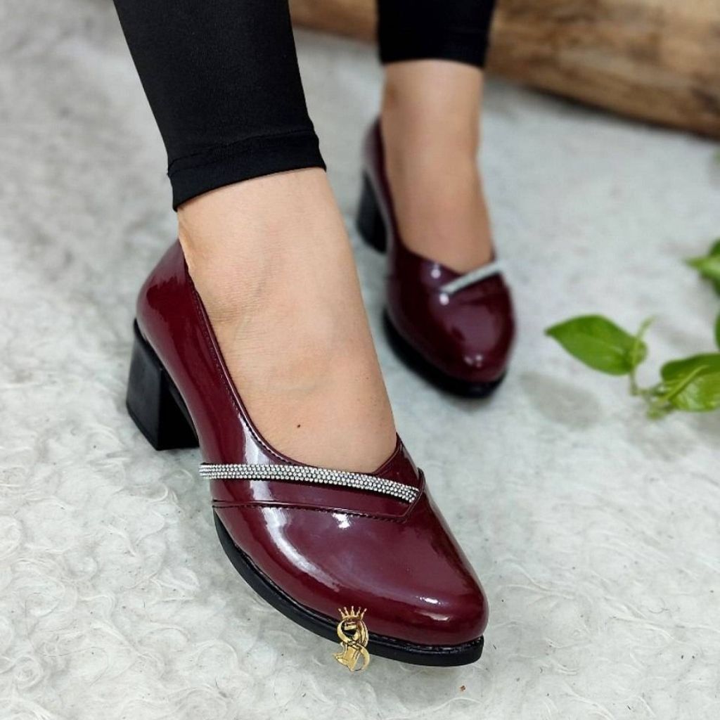 مشخصات کفش مجلسی زنانه دخترانه ورنی زیره پیو شرکتی سبک نرم