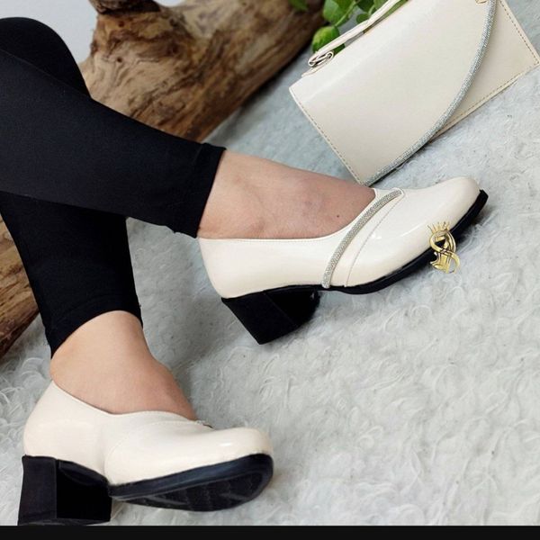 کفش مجلسی زنانه دخترانه ورنی زیره پیو شرکتی سبک نرم