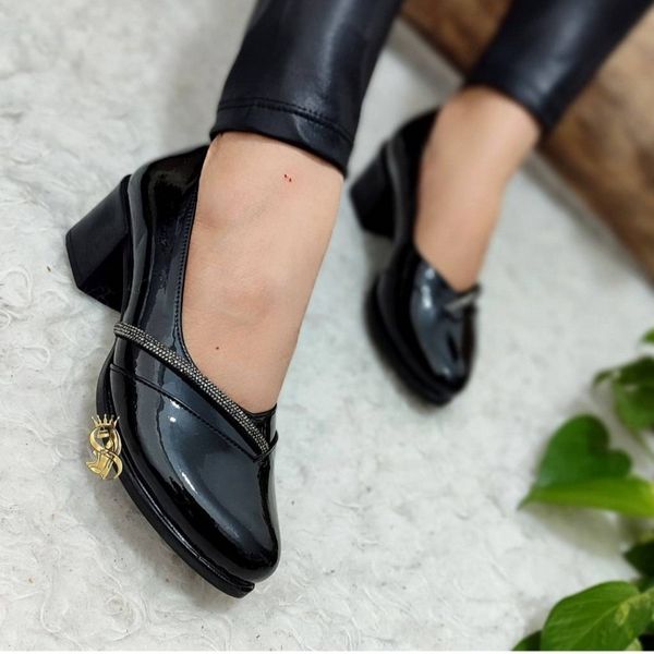 کفش مجلسی زنانه دخترانه ورنی زیره پیو شرکتی سبک نرم