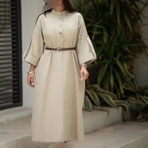 مانتو پیراهنی کمربند دار