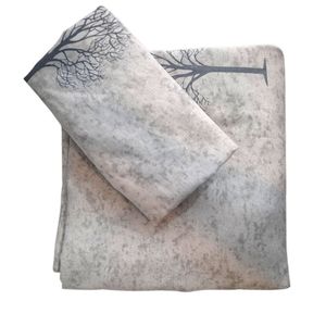 خرید اینترنتی قیمت ست ملحفه و روبالشی مدل کشدار یک نفره طرح آیدا آدلانته(ADL) + کش نگهدارنده