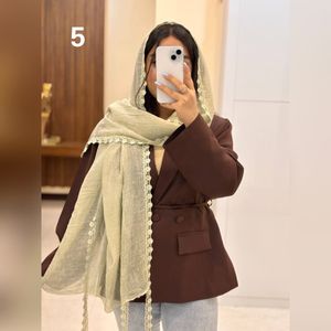 قیمت شال دانتل گل نخ پنبه سنگشور