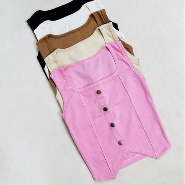 تاپ کراپ جلو دکمه زنانه tp5r6