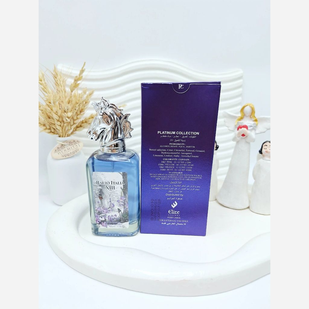 قیمت ارزان ادکلن زنانه خوشبو Bacio Italia XII حجم 100 میل (کارتن بنفش)