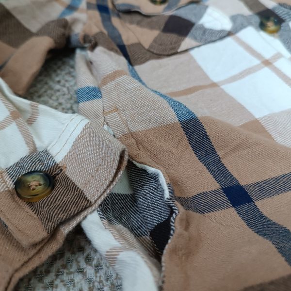 پیراهن پسرانه چهارخونه محصول کشور ویتنام