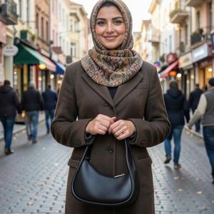 قیمت ارزان کیف زنانه قایقی کج