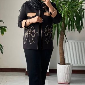 خرید اینترنتی کت مزونی پاپیون  ربا