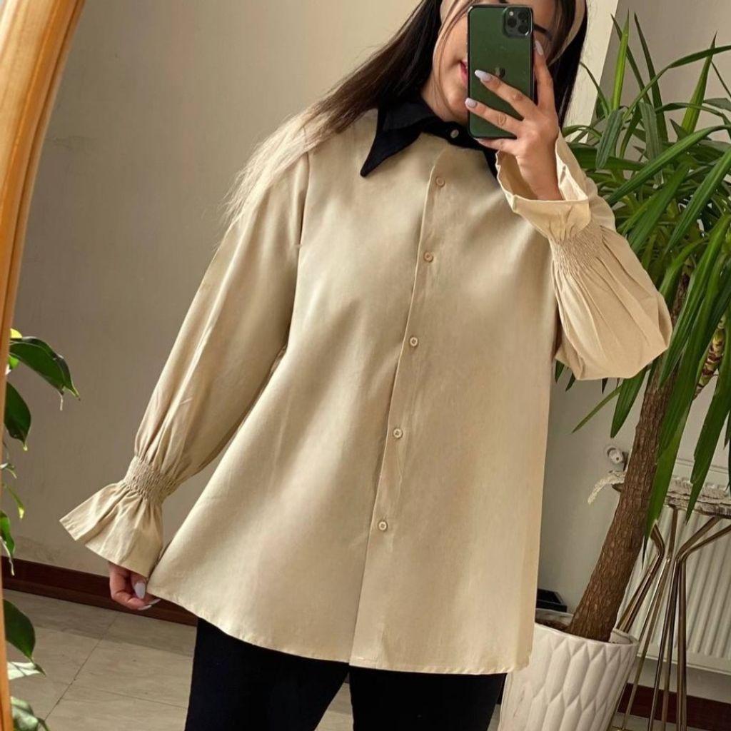 مشخصات #️⃣شناسه کاربری : #4098  🖋نام : شومیز یقه دوبل  👚جنس : لنین ترک درجه یک