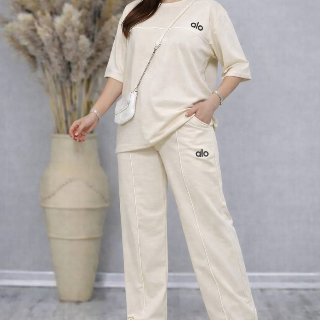 فروش اینترنتی ست تیشرت و شلوار alo مغزی روزی  خونگی