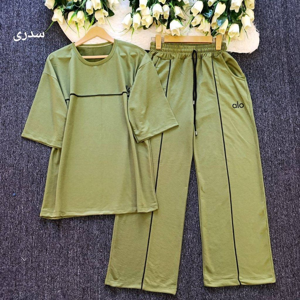 مشخصات ست تیشرت و شلوار alo مغزی روزی  خونگی