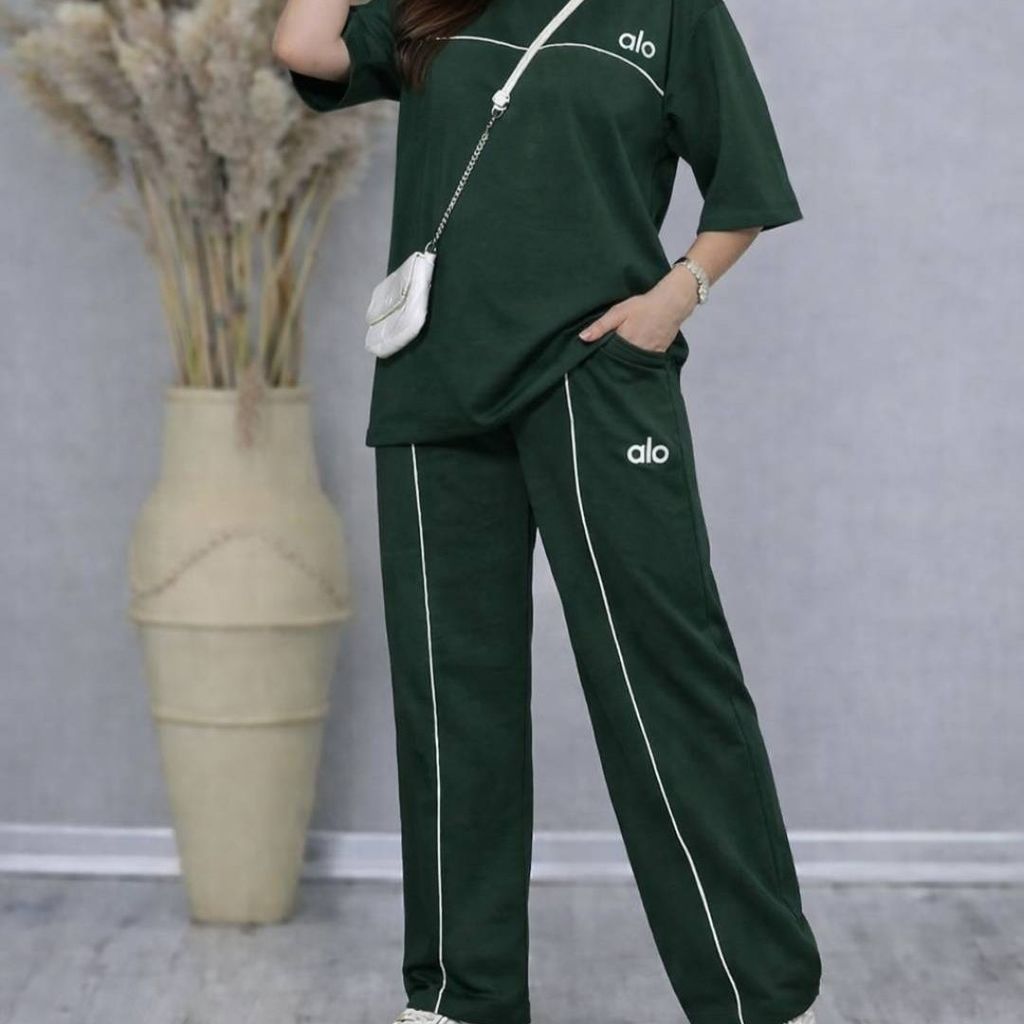 خرید آنلاین ست تیشرت و شلوار alo مغزی روزی  خونگی