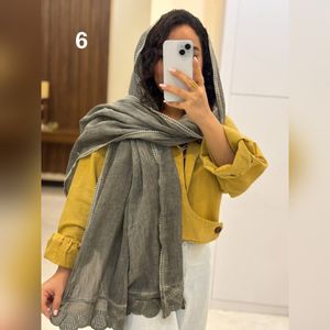 فروش اینترنتی شال بهاره دستک دانتل دورعدسی