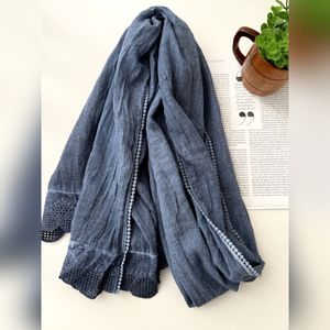 خرید انلاین شال بهاره دستک دانتل دورعدسی