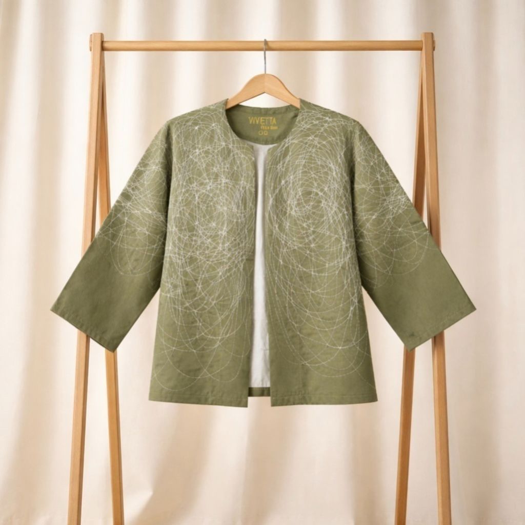 قیمت کت کتان زنانه لاین آرت 043