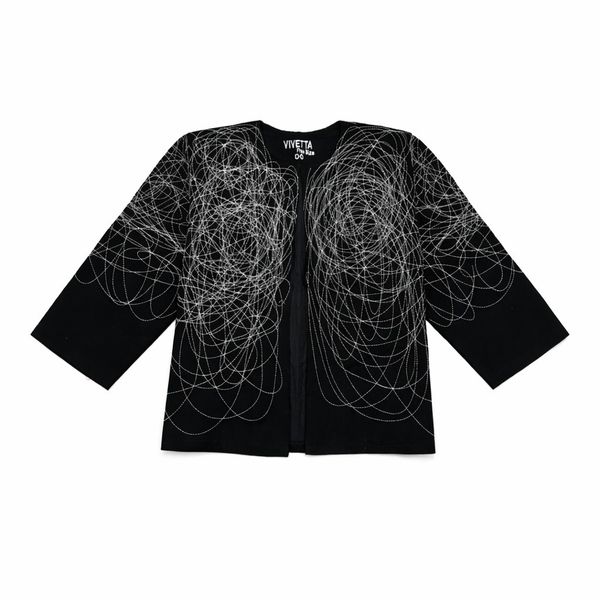 کت کتان زنانه لاین آرت 042