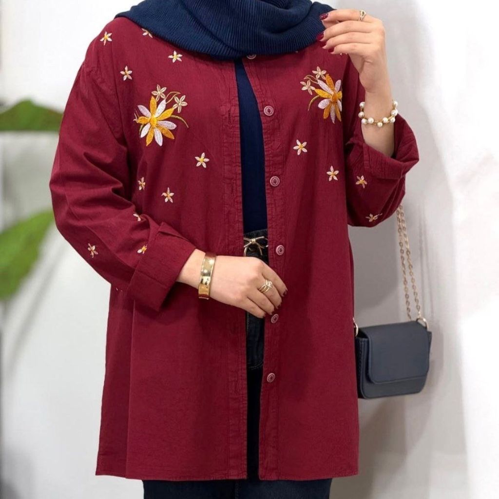 خرید انلاین مانتو الیاف بابونه