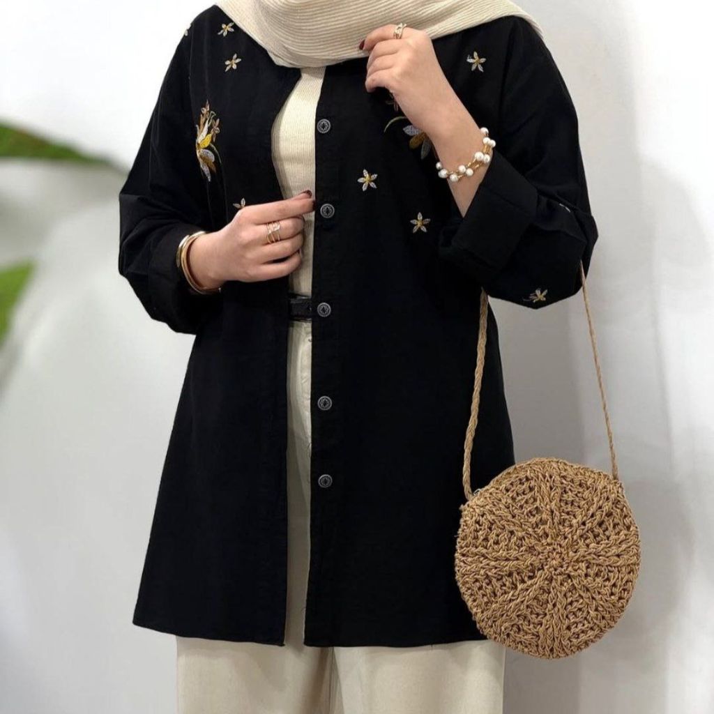 خرید اینترنتی مانتو الیاف بابونه