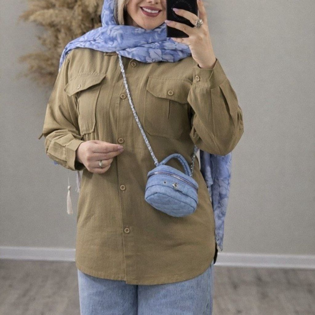 خرید آنلاین مانتو جمره کوتاه