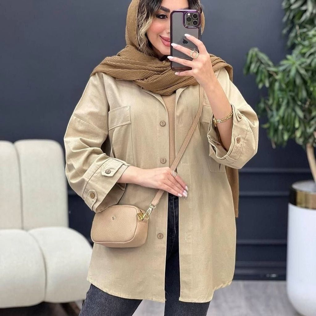 فروش اینترنتی مانتو آستین فلشی